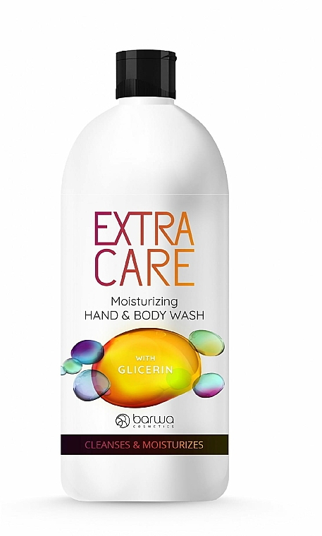 Feuchtigkeitsspendende Flüssigseife für Hände und Körper - Barwa Natural Extra Care — Bild N1