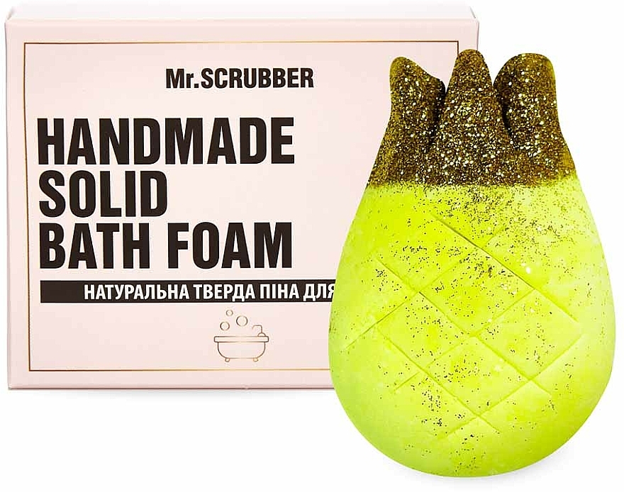 Fester Badeschaum - Mr.Scrubber Bath Foam Pineapple — Bild N1