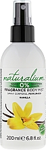 Düfte, Parfümerie und Kosmetik Parfümiertes Körperspray mit Vanilleduft - Naturalium Vainilla Body Mist