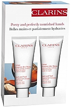 Handpflegeset - Clarins Hand & Nail Treatment Cream Set (h/cr/2x100ml) — Bild N1