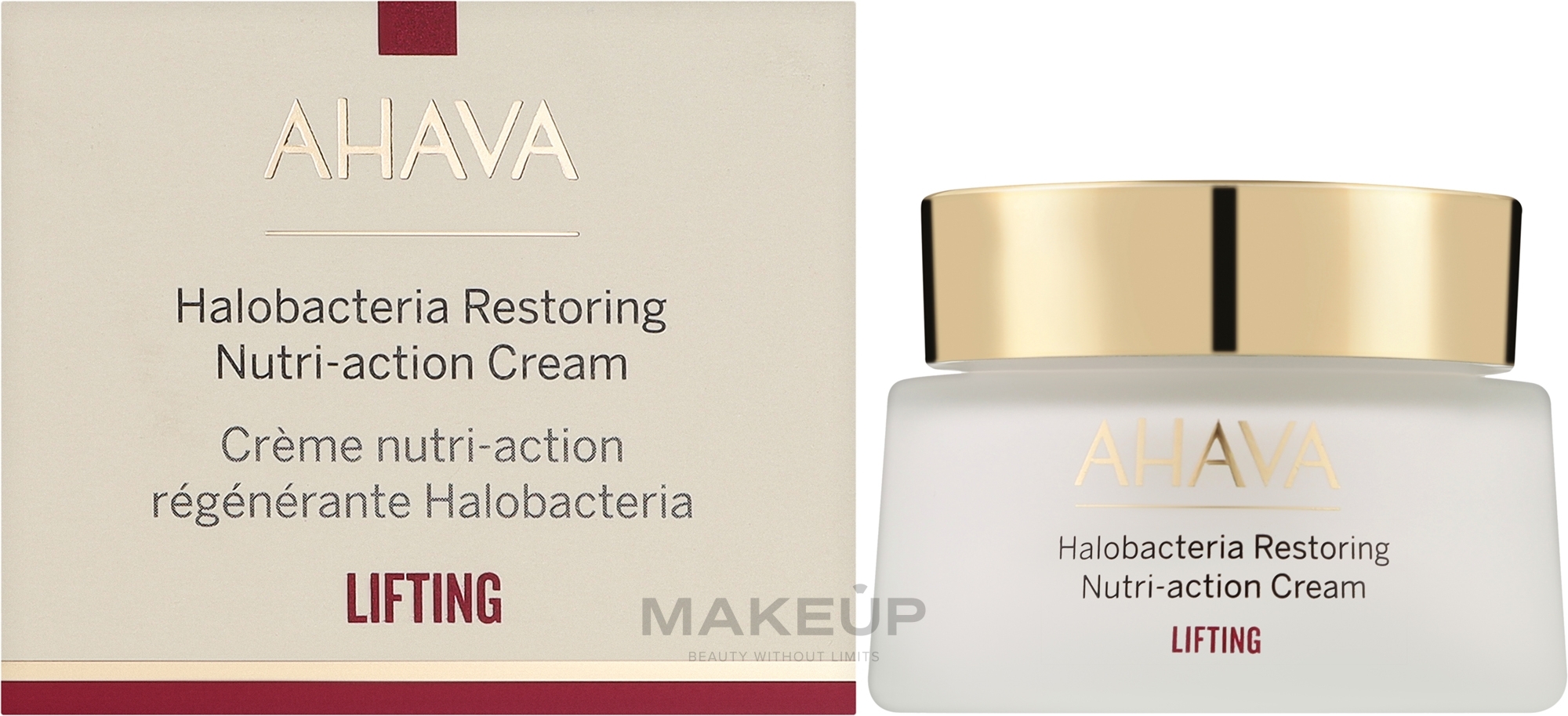 Revitalisierende Pflegecreme - Ahava HaloBacteria Restoring Nutri-action Cream — Bild 50 ml