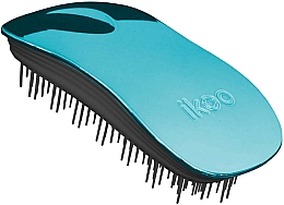 Düfte, Parfümerie und Kosmetik Haarbürste - Ikoo Home Pacific Metallic Black