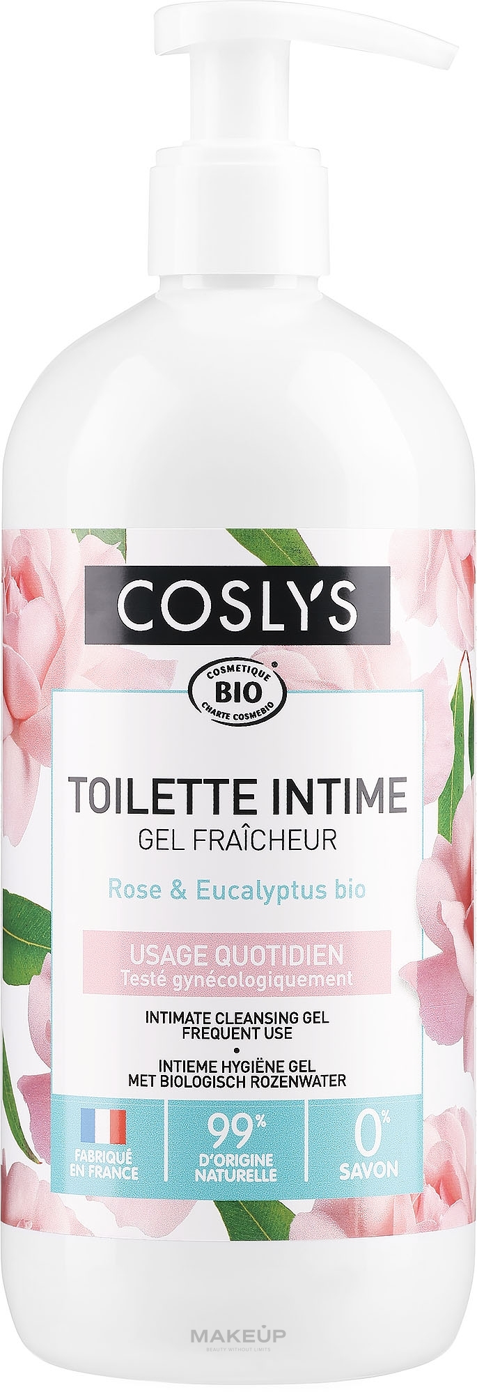 Gel für die Intimhygiene mit Bio-Rosenwasser - Coslys Body Care Intimate Cleansing Gel — Bild 500 ml
