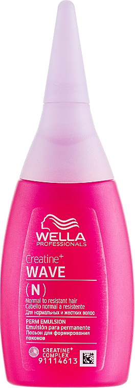 Haarlotion für widerstandsfähiges Haar - Wella Professionals Creatine+ Wave N Perm Emulsion — Bild N1