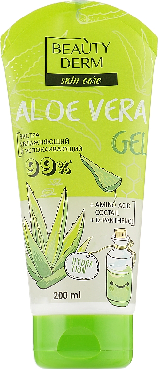 Aktives SOS-Gel mit Aloe Vera - Beauty Derm Skin Care Aloe Vera Gel — Bild N1