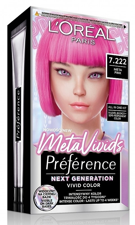 Haarfarbe - L'Oreal Paris Preference Vivid Color MetaVivids  — Bild N3