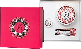 Düfte, Parfümerie und Kosmetik Körperpflegeset - Benamor Rose Amelie Gift Set (Lippenbalsam 12ml + Creme 30ml + Körperbutter 200ml)