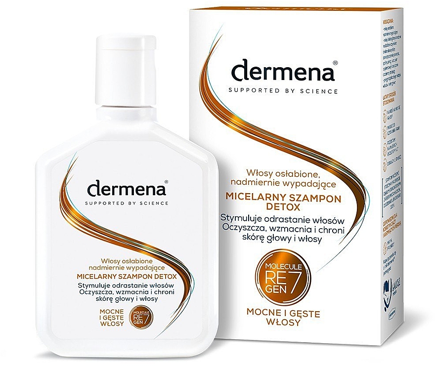 Shampoo für geschwächtes Haar - Dermena Hair Care Detox Shampoo — Bild N1