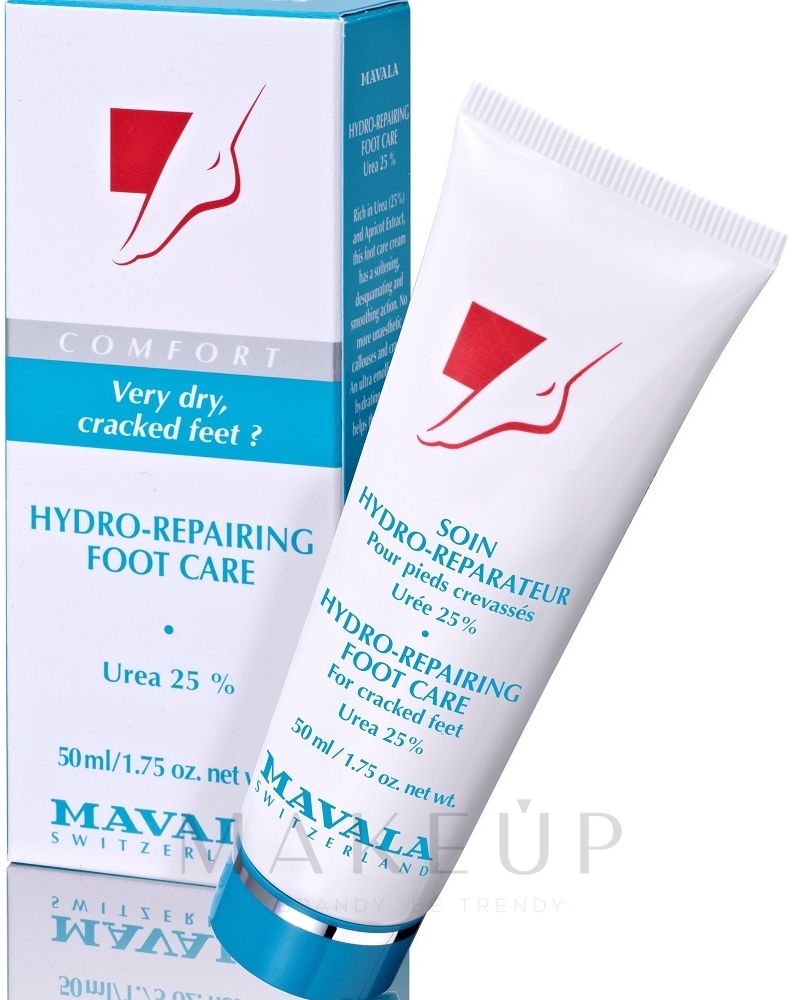 Creme für rissige Fersen mit Harnstoff - Mavala Hydro-Repairing Foot Care — Bild 50 ml