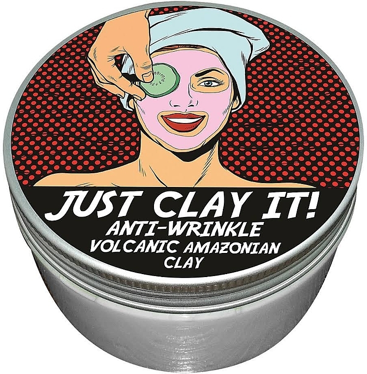 Vulkanische schwarze Tonerde gegen Falten für das Gesicht - New Anna Cosmetics Just Clay It! — Bild N1