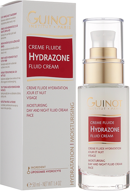 Feuchtigkeitsspendendes Gesichtscreme-Fluid mit Liposomen - Guinot Creme Fluide Hydrazone — Bild N2