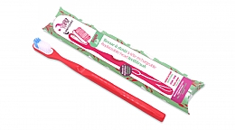 Düfte, Parfümerie und Kosmetik Zahnbürste aus Bioplastik mit austauschbarem Kopf mittel, rot - Lamazuna Toothbrush