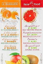 Düfte, Parfümerie und Kosmetik Gesichtsmaske - 7th Heaven Face Food Apricot & Mango Grapefruit & Kiwi