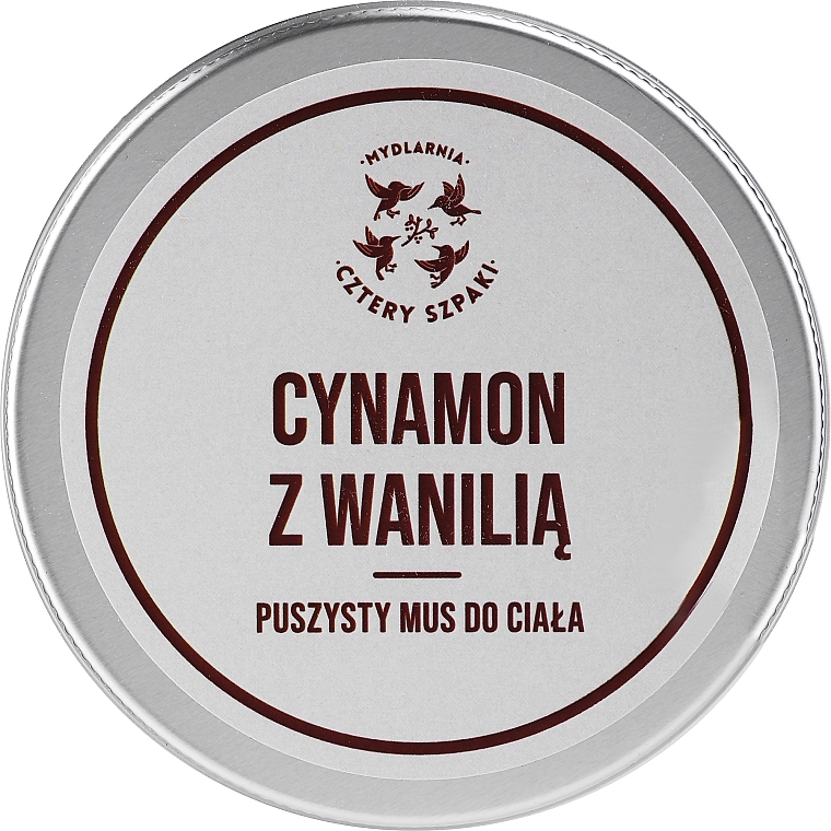 Körpermousse mit Zimt und Vanille - Cztery Szpaki — Bild N1