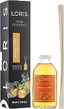Düfte, Parfümerie und Kosmetik Raumerfrischer Mango und Apfel - Loris Parfum Home Fragrance Reed Diffuser