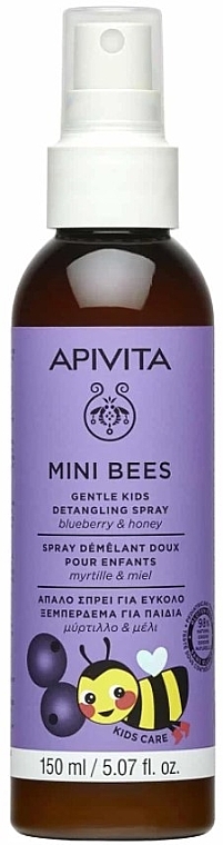 Entwirrungsspray mit Beeren und Honig  - Apivita Mini Bees Gentle Kids Detangling Spray — Bild N1