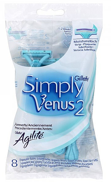 Set Einwegrasierer - Gillette Venus 2 Agilite — Bild N2