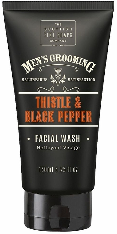 Gesichtsreinigungsgel mit Mariendistelextrakt für Männer - Scottish Fine Soaps Mens Grooming Thistle & Black Pepper Facial Wash — Bild N1