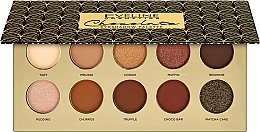 Düfte, Parfümerie und Kosmetik Lidschatten-Palette - Eveline Cosmetics Eyeshadow Palette Chocolate