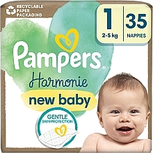 Windeln Harmonie New Baby Größe 1 2-5 kg 35 St. - Pampers — Bild N1