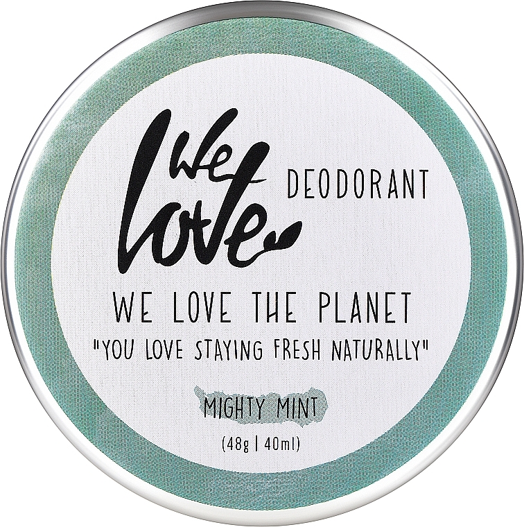 Deo-Creme Mighty Mint - We Love The Planet Mighty Mint Cream Deodorant — Bild N1