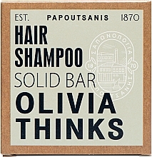 Festes Haarshampoo - Papoutsanis Olivia Thinks Waterless Hair Shampoo Bar in Box — Bild N2