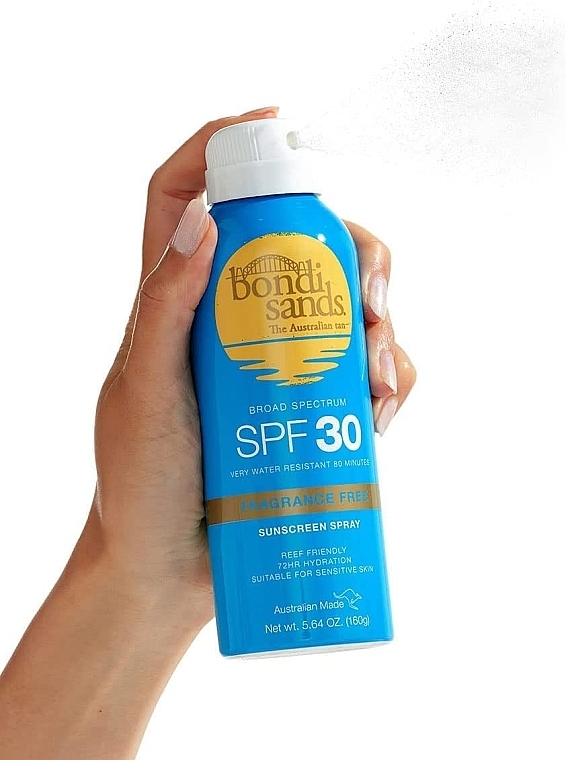 Sonnenschutzspray ohne Duftstoffe - Bondi Sands Sunscreen Spray SPF30 Fragrance Free — Bild N3
