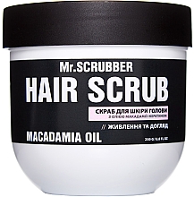 Düfte, Parfümerie und Kosmetik Kopfhautpeeling mit Macadamiaöl und Keratin - Mr.Scrubber Macadamia Oil Hair Scrub