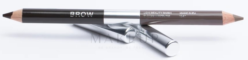 Doppelseitiger Augenbrauenstift - Loni Baur Brow Pencil Duo — Bild 02