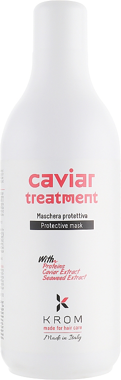 Schutzmaske mit Proteinen, Kaviarextrakt und Seetangextrakt - Krom Caviar Treatment — Bild N3