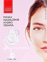 Düfte, Parfümerie und Kosmetik Feuchtigkeitsspendende Gesichtsmaske mit Ziegenmilch - Czyste Piekno Hydro Therapia Face Mask