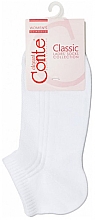 Düfte, Parfümerie und Kosmetik Socken für Frauen Classic 016 weiß - Conte