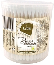 Wattestäbchen 200 St. - Mattes Lybar Bamboo Cotton Sticks — Bild N1
