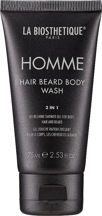 Erfrischendes Duschgel für Körper, Haar und Bart - La Biosthetique Homme Hair Beard Body Wash — Bild N1