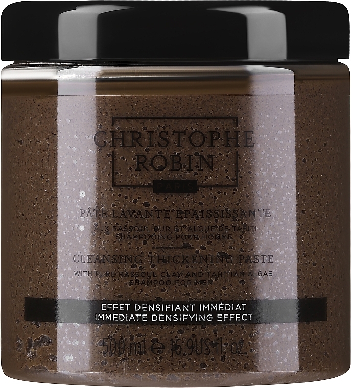 Reinigende und verdickende Haarpaste mit reinem Rassoul und Tahiti-Algen - Christophe Robin Cleansing Thickening Paste with Pure Rassoul Clay and Tahitian Algae