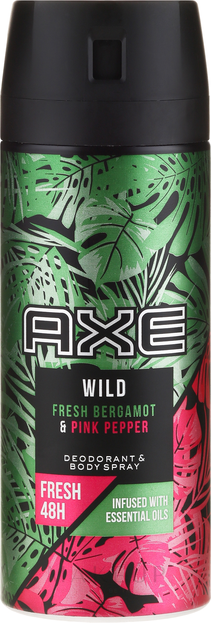 Deospray - Axe Wild Fresh Bergamot & Pink Pepper — Foto 150 ml