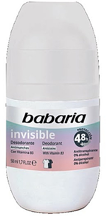 Deo Roll-on für den Körper - Babaria Skin Invisible Deodorant — Bild N1