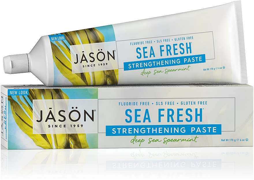 Stärkende Zahnpasta Sea Fresh - Jason Natural Cosmetics Toothpaste Deep Sea Spearmint — Bild N1