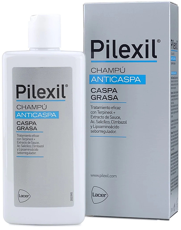 Shampoo gegen Schuppen - Lacer Pilexil Greasy Dandruff Shampoo — Bild N1