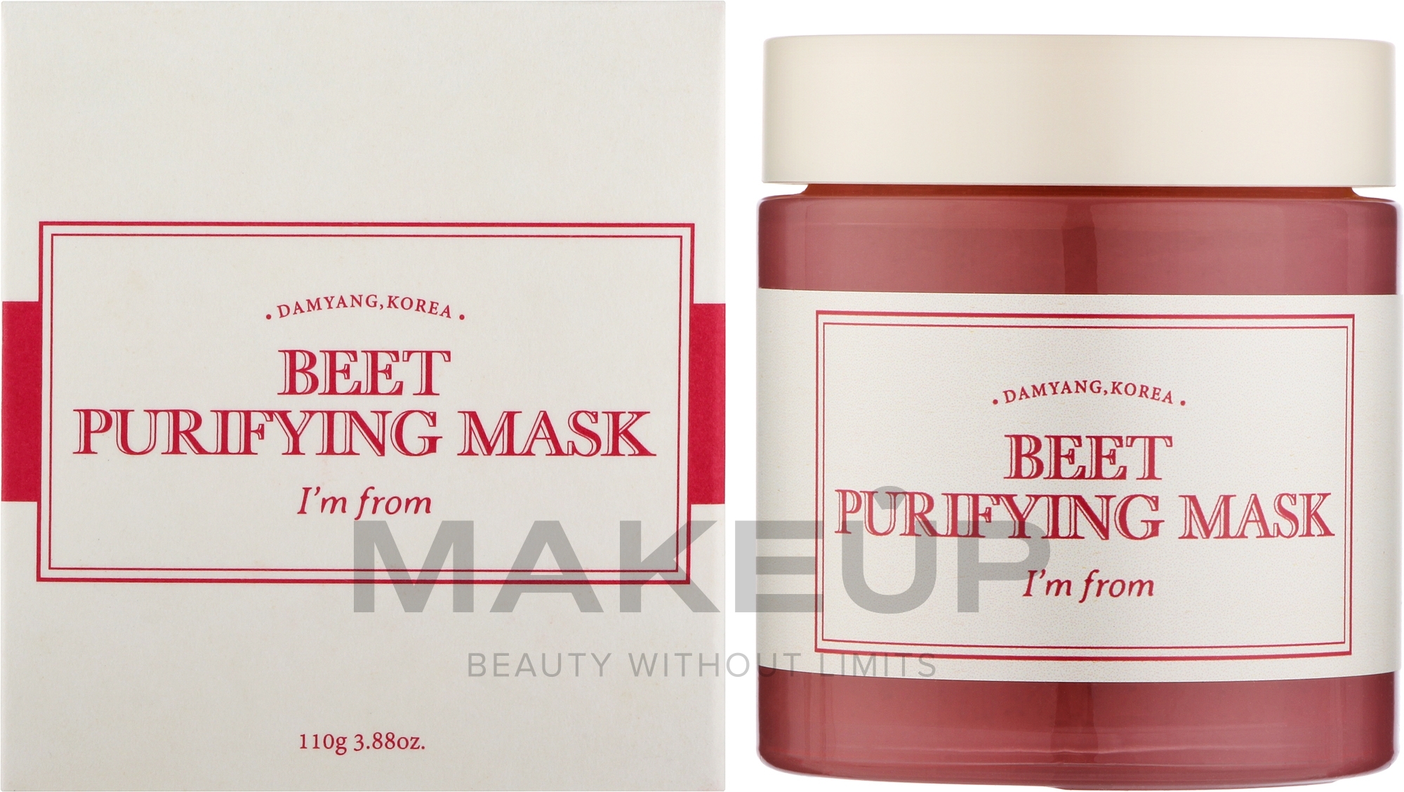 Reinigende Gesichtsmaske mit Ton  - I'm From Beet Purifying Mask — Bild 110 g