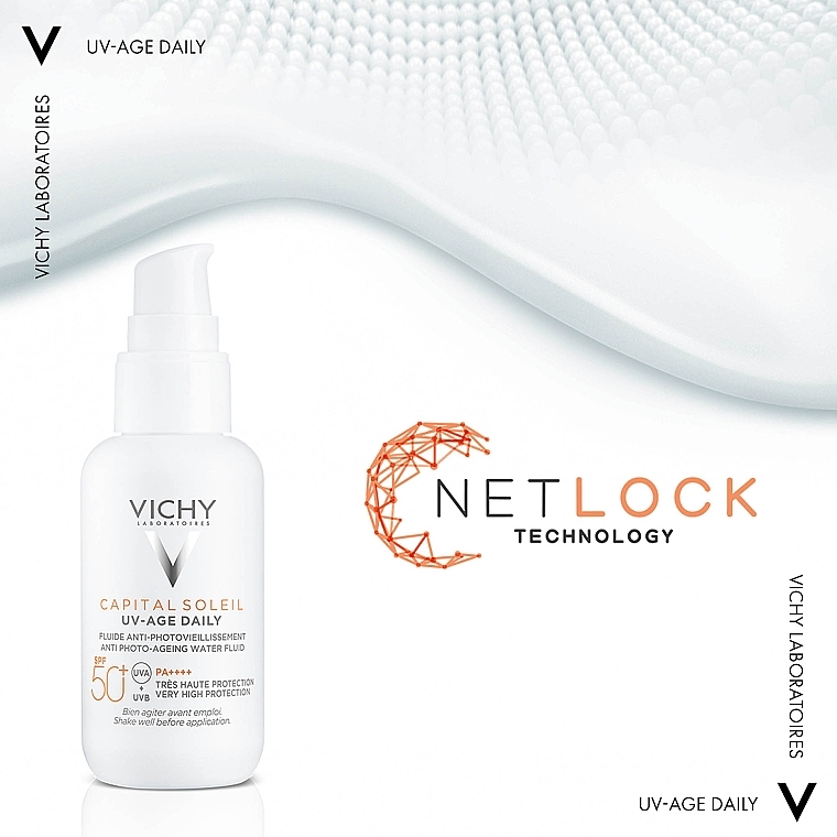 Sonnenschutzfluid für das Gesicht mit Peptiden, Niacinamid und vulkanischem Wasser SPF 50+ - Vichy Capital Soleil UV-Age Daily — Bild N6