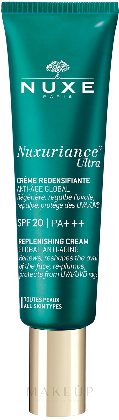 Umfassende Anti-Aging Gesichtscreme - Nuxe Nuxuriance Ultra Global Anti-Aging Replenishing Cream SPF20 PA+++ — Bild 50 ml