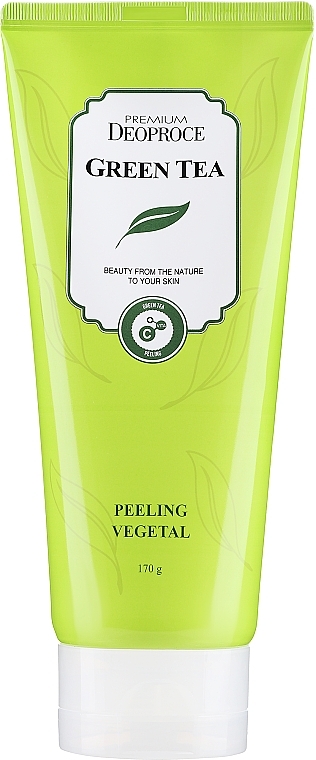 Hypoallergenes Peelinggel für das Gesicht mit grünem Tee - Deoproce Premium Green Tea Peeling Vegetal — Bild N1