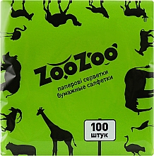 Trockene Papiertücher ZooZoo 100 St. grün - Snezhna Panda — Bild N1