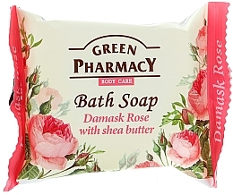 Seife mit Damaszener Rose mit Sheabutter - Green Pharmacy — Foto N1
