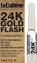 Straffende Ampullen für das Gesicht - La Cabine Flash 24 K Gold Ampoules — Bild N1