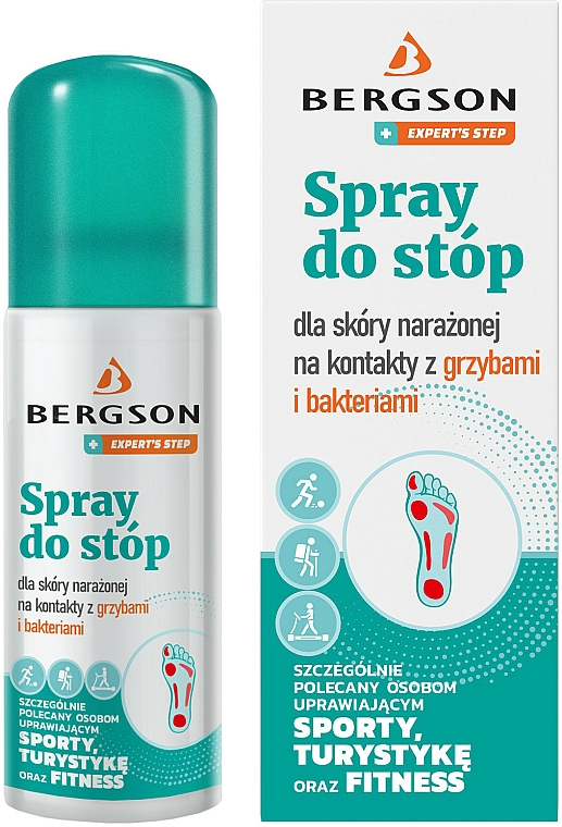 Schützendes Fußspray gegen Pilze und Bakterien - Bergson Foot Spray — Bild N1