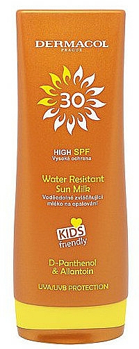 Wasserfeste Sonnenschutzmilch für Kinder SPF 30 - Dermacol Water Resistant Sun Milk Kids Friendly SPF 30 — Bild N1