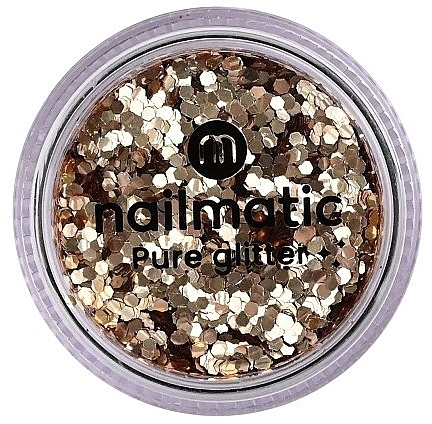 Nailmatic Pure Glitter Large Gold Glitter  - ️Nagelglitzer — Bild N1