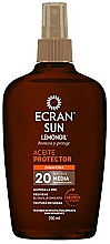 Düfte, Parfümerie und Kosmetik Sonnenschutzöl-Spray für den Körper SPF 20 - Ecran Sun Lemonoil Oil Spray SPF20